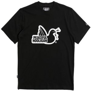 Peaceful Hooligan / Outline T-Shirt / Black