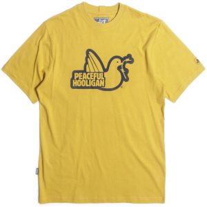 Peaceful Hooligan / Outline T-Shirt / Gold